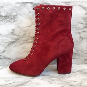 coach dean lace up bootie